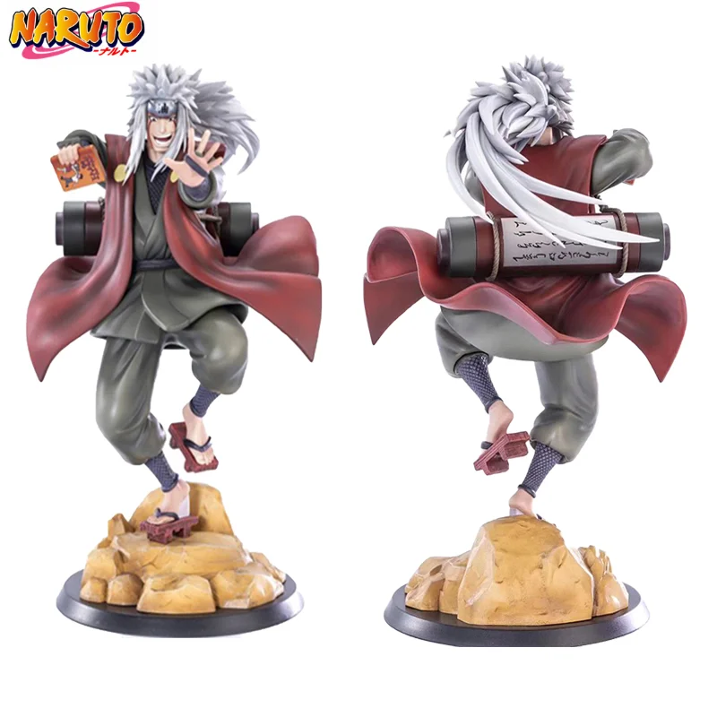 

Bandai Naruto Anime Figure Jiraiya Statue PVC Action Figure 200mm Naruto Shippuden Anime Jiraiya Diorama Anime Action Figures