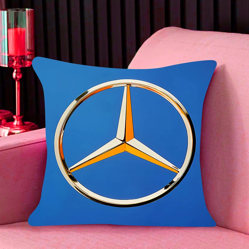 Декоративный чехол для подушки домашнего офиса и автомобиля 50x50 квадратный Navolochka