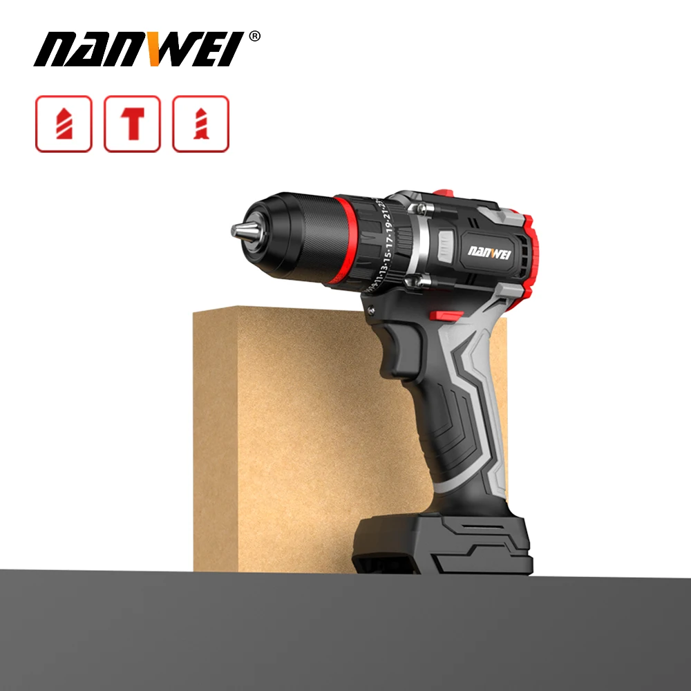 

NANWEI беспроводная дрель 100 Нм