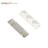 10pcs strong magnetic name tags badge metal fastener id card durable attachment holder