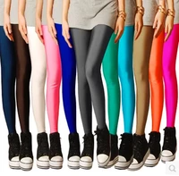 new spring autume solid candy neon leggings for women high stretched female sexy legging pants girl clothing leggins 2022 spring