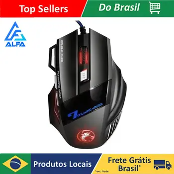 Mouse gamer original kapbom led usb 7 botões profissional 1
