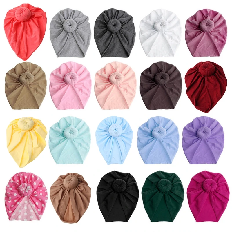 

Головного убора, головной убор для малышей, новорожденных, младенцев, однотонный, в горошек