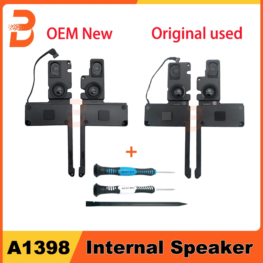 Оригинальный/OEM A1398 левый и правый внутренний динамик для Macbook Pro Retina 15 дюймов 2012 2013