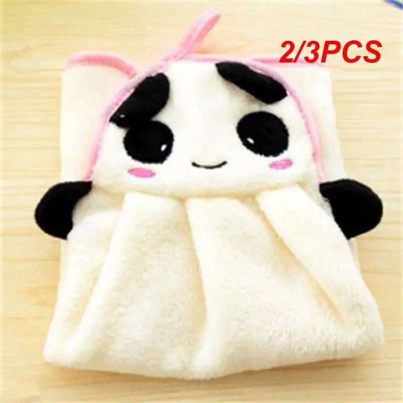 

2/3PCS Hand Towel Soft Baby Wipes Plush Cartoon Cute Animal Shape Baby Bath Towel Baby Durable Baby Bath Towel Lovely Dishcloth