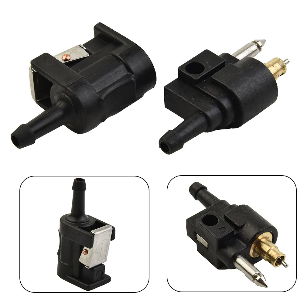 

Male and Female Fuel Line Connector Set for Outboard Motor Fuel Pipe Easy to Replace and Suitable for 6mm 1/4" Fuel Pipe