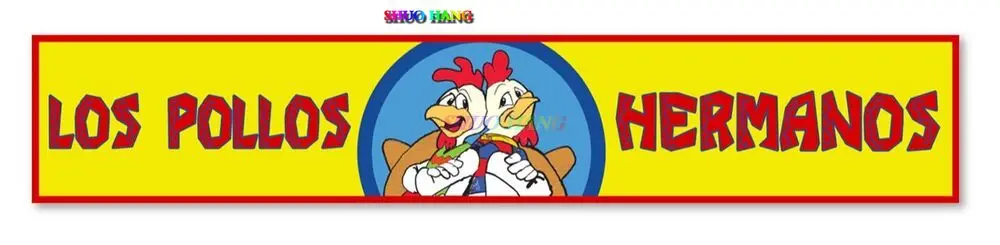 

Los Pollos Hermanos круглая во все тяжкие-водонепроницаемая круглая наклейка, виниловая Водонепроницаемая наклейка на бампер, аксессуары для мотоциклов