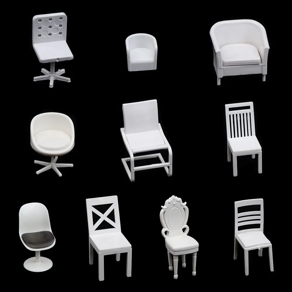 

Dollhouse Miniature Table Furniture Chair Sofa Stool Model Doll Model Home Doll House Decor Toy Doll House 1:12 Accessories Gift