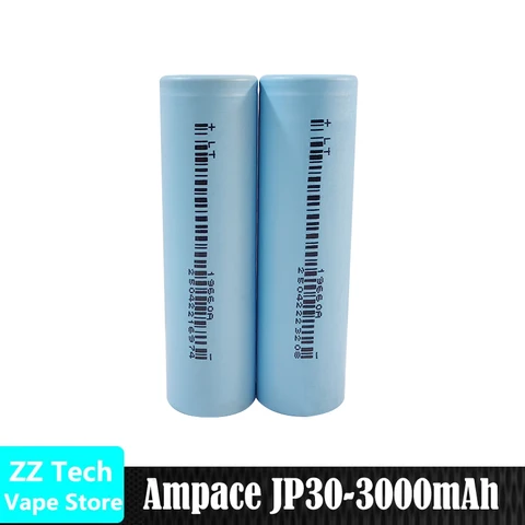 Ampace JP30 18650 аккумулятор 3000 мАч