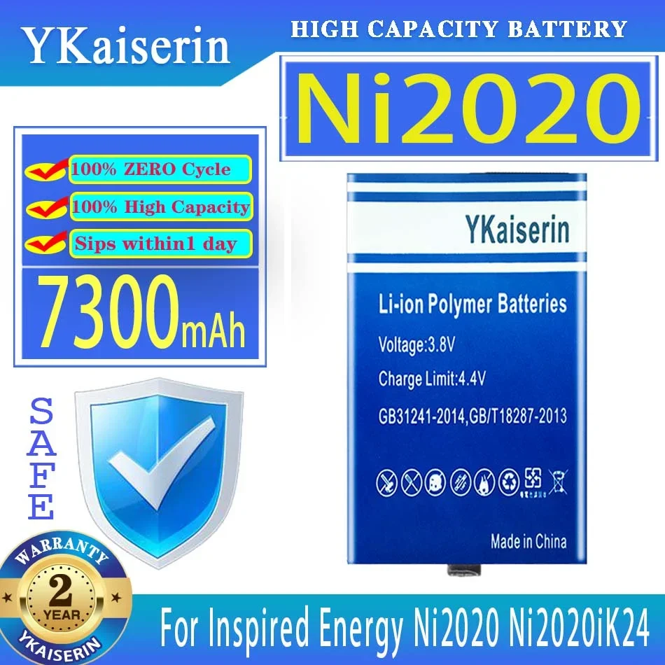 

YKaiserin Battery 7300mAh For Inspired Energy Ni2020 NI2020ED Ni2020iK24 NI2020TS24 NI2020A24 NI2020HD24 NI2020ED26 Bateria