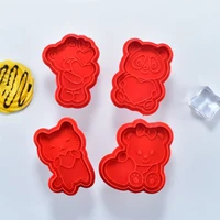 4pcs valentines day baking tool cookie cutters diy new year wedding valentines day cookie molds for baking kitchen accessories