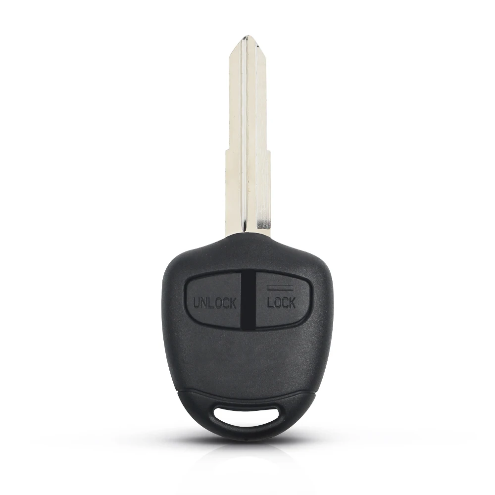 

KEYYOU для Mitsubishi Pajero Sport Outlander Grandis ASX, правое/левое, необрезанное лезвие ключа, 2/3 кнопки, чехол для дистанционного ключа автомобиля