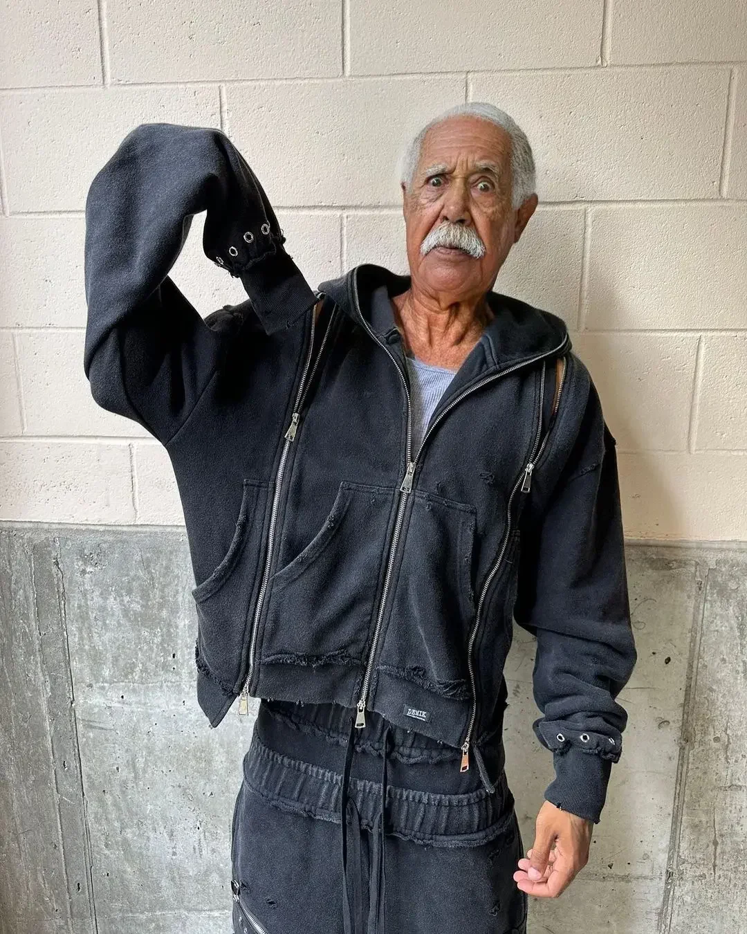 Уличная черная толстовка с капюшоном, с капюшоном | AliExpress