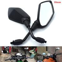 universal motorcycle on sales big size glass rearview mirror 10mm for kawasaki z250 z300 z750 z750s z750r z800 z900 z1000