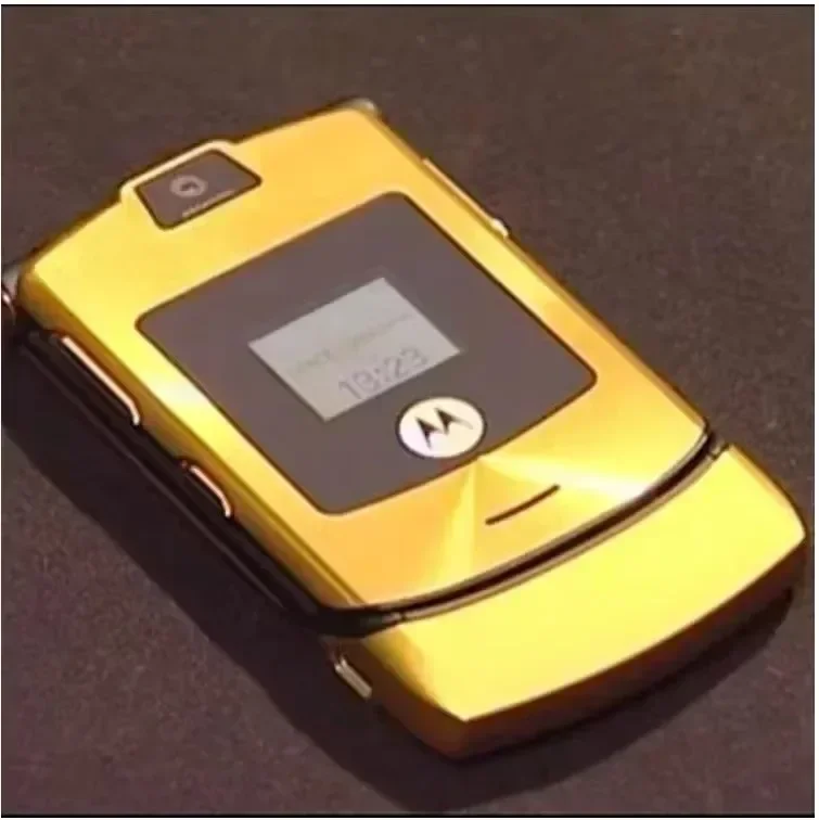 Фото Восстановленный 90% новый Motorola RAZR V3, оригинальный разблокированный синий чехол, Bluetooth-телефон GSM 850/900/1800/1900, хорошее качество, хорошо №3
