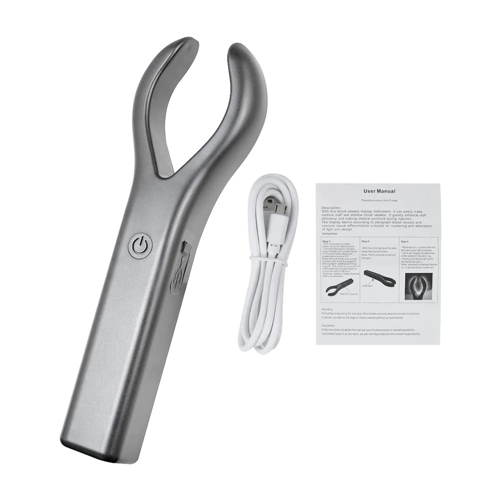 

Hand-Held Vein Detector, Portable Vein Finder, Rechargeable Vein Locator Vein Illumination Detector for Doctor, Adults