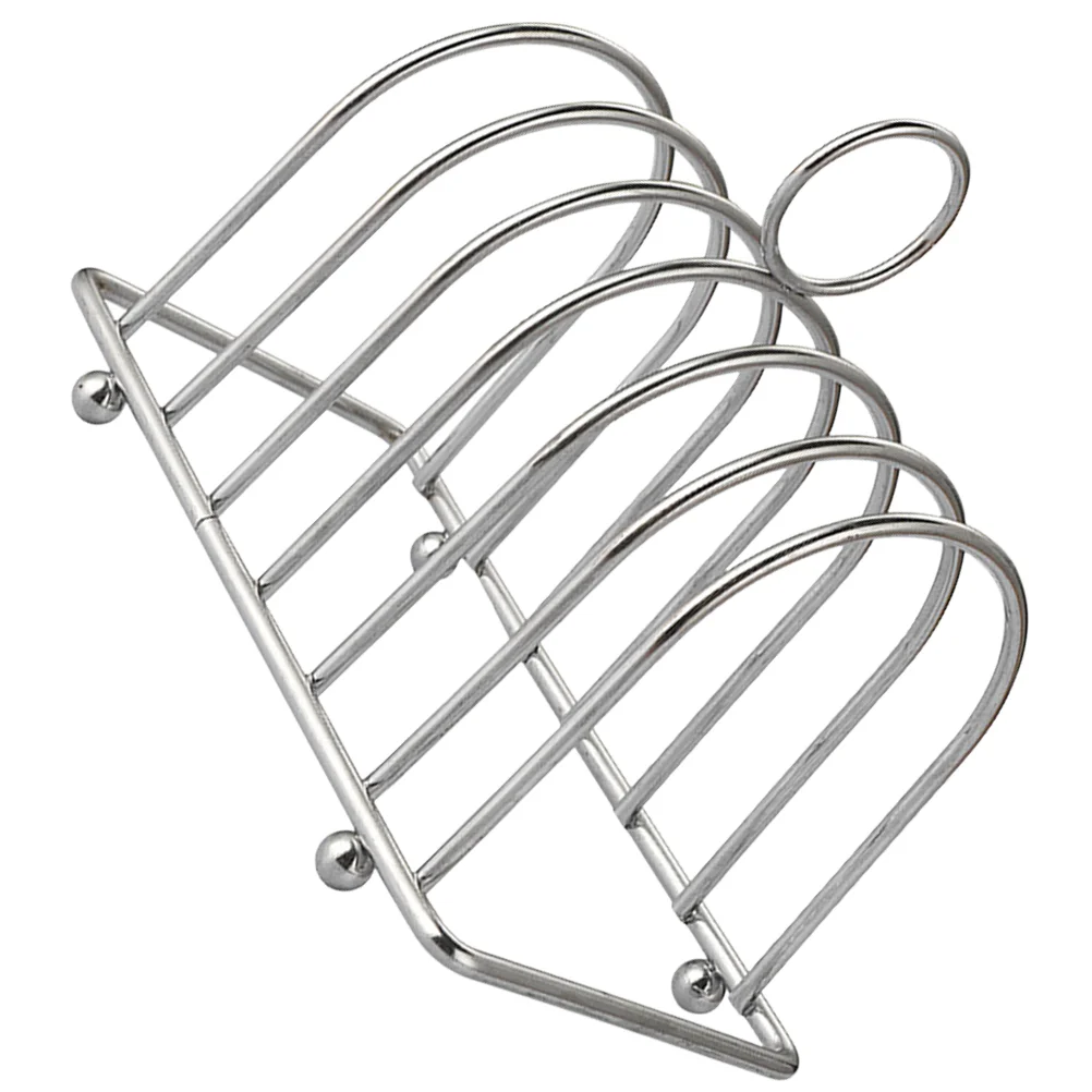 Home Supply Accessory Kitchen Tabletop Bread Rack Daily Use Household Metal Countertop