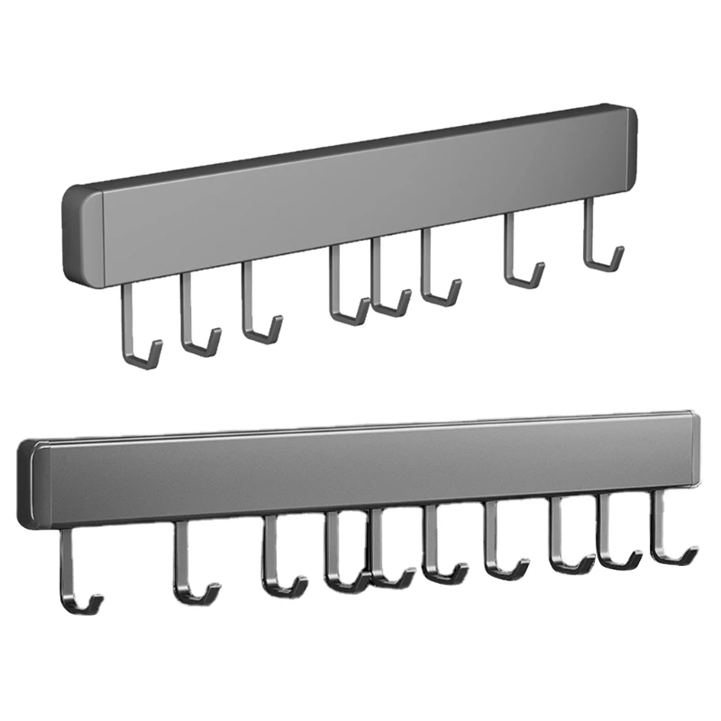 

67JB Shower Corner Rack No Drilling Hole Hook Shelf Wall Mounted Storage Hook Rack