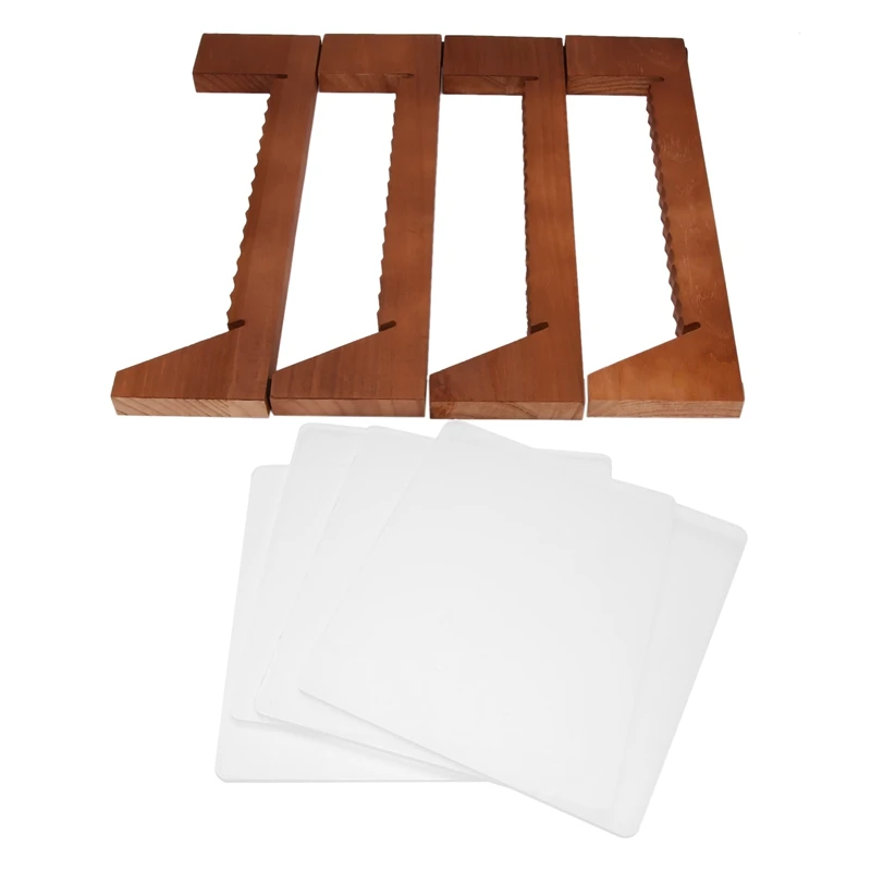 

Top 2Pcs Vinyl Record Storage Holder - Acrylic Ends - Display Your Singles And Lps In This Modern Portable Rack Unit