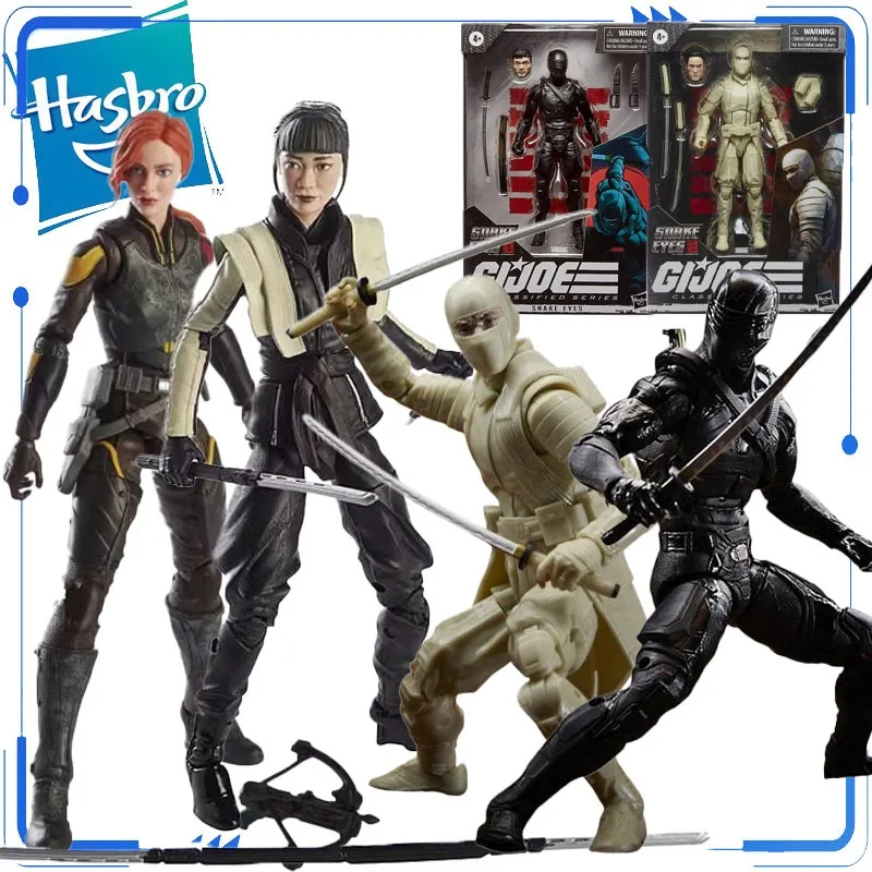 Фото Оригинальная версия Hasbro Movie Version G.I. Джо Снейк Айз: G.I. Фигурки-модели Джо Ориджинс: Штормовая Тень, Баронесса Скарлетт