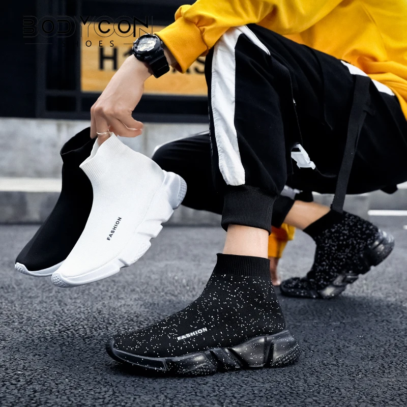 Brand Women's Boots Running Shoes Sports Sock Ankle Boots for Women Sneakers Breathable Light Shoe New Woman Tenis Sneakers 2023