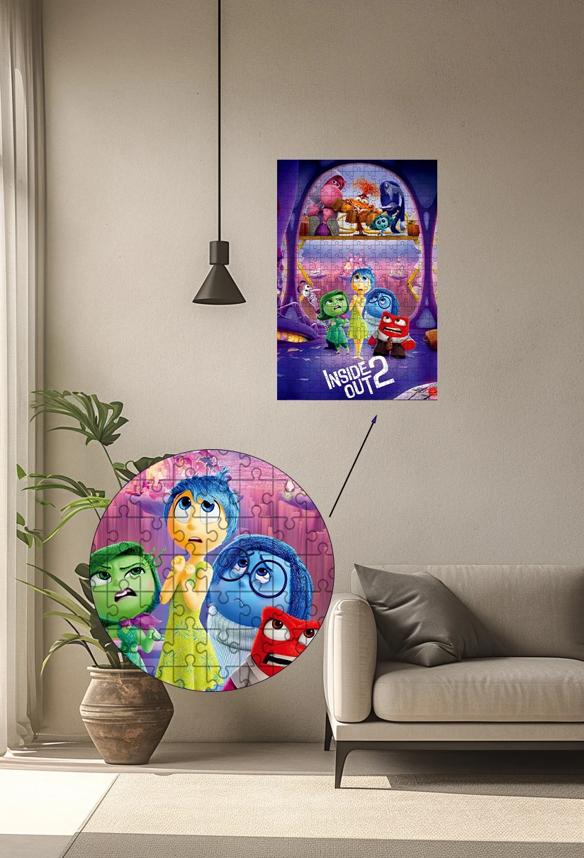 35/300/500/1000 Disney Pixar Inside Out пазлы деревянные цельные для взрослых детей развивающие