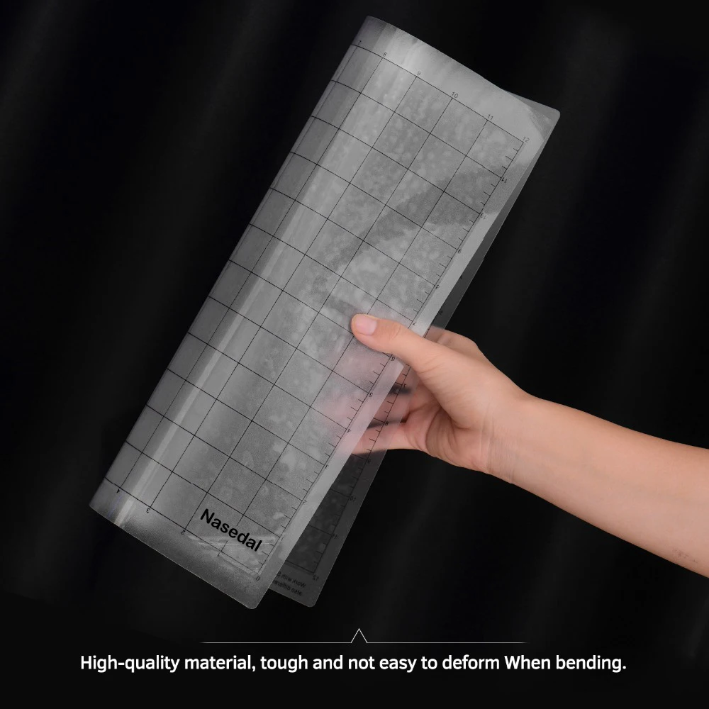 3Pcs-12Pcs Replacement Cutting Mat Transparent Adhesive with Measuring Grid 12*12-Inch for Silhouette Cameo Plotter Machine - купить по