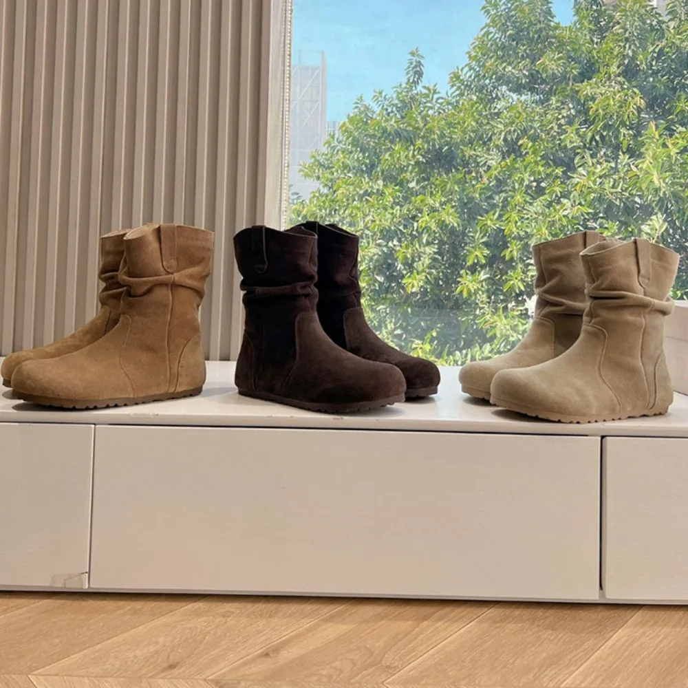 NIGO/женские осенне-зимние теплые модные полусапожки с подкладкой зимние сапоги