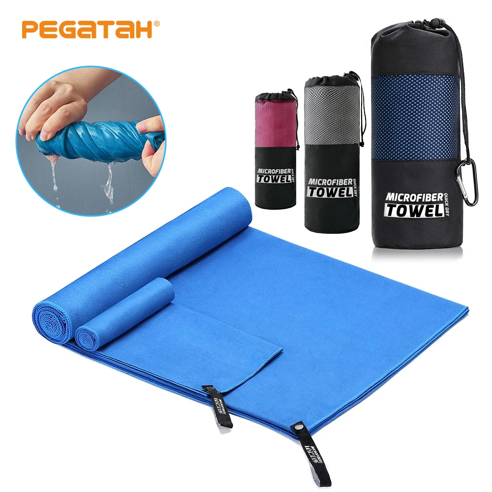 

Quick Drying Sports Swimming Towel Beach Bath Towel Portable Outdoor Double-Sided Fleece Water Absorbent Sweat-Absorbent Towel
