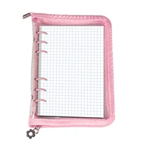 loose leaf cover waterproof loose leaf notebook zipper folder binder pockets for personal planner