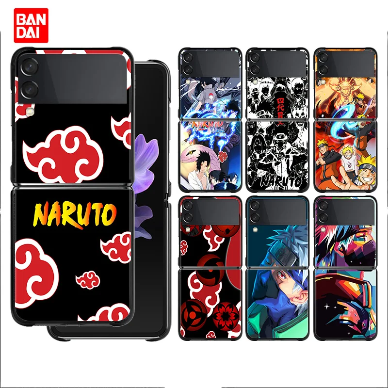 

Sasuke Naruto Uchiha Phone Case For Samsung Galaxy Z Flip Flip3 Zflip Zflip3 5G Cover Cell Thin Protection Full Style Luxury