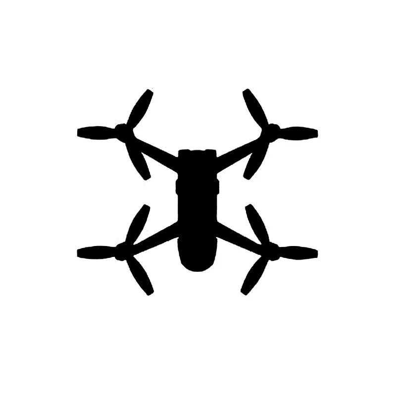 

Черный/Серебряный Квадрокоптер SkyController бла Дрон Автомобильная наклейка индивидуальная виниловая наклейка 13,8 см * 11,9 см