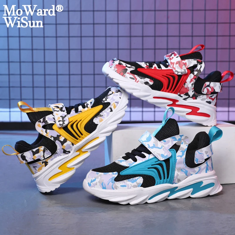 

Size 29-39 Mesh Sports Shoes for Children Kids Casual Light Breathable Sneakers Boys Girls Running Shoes Fashion Anti-slippery