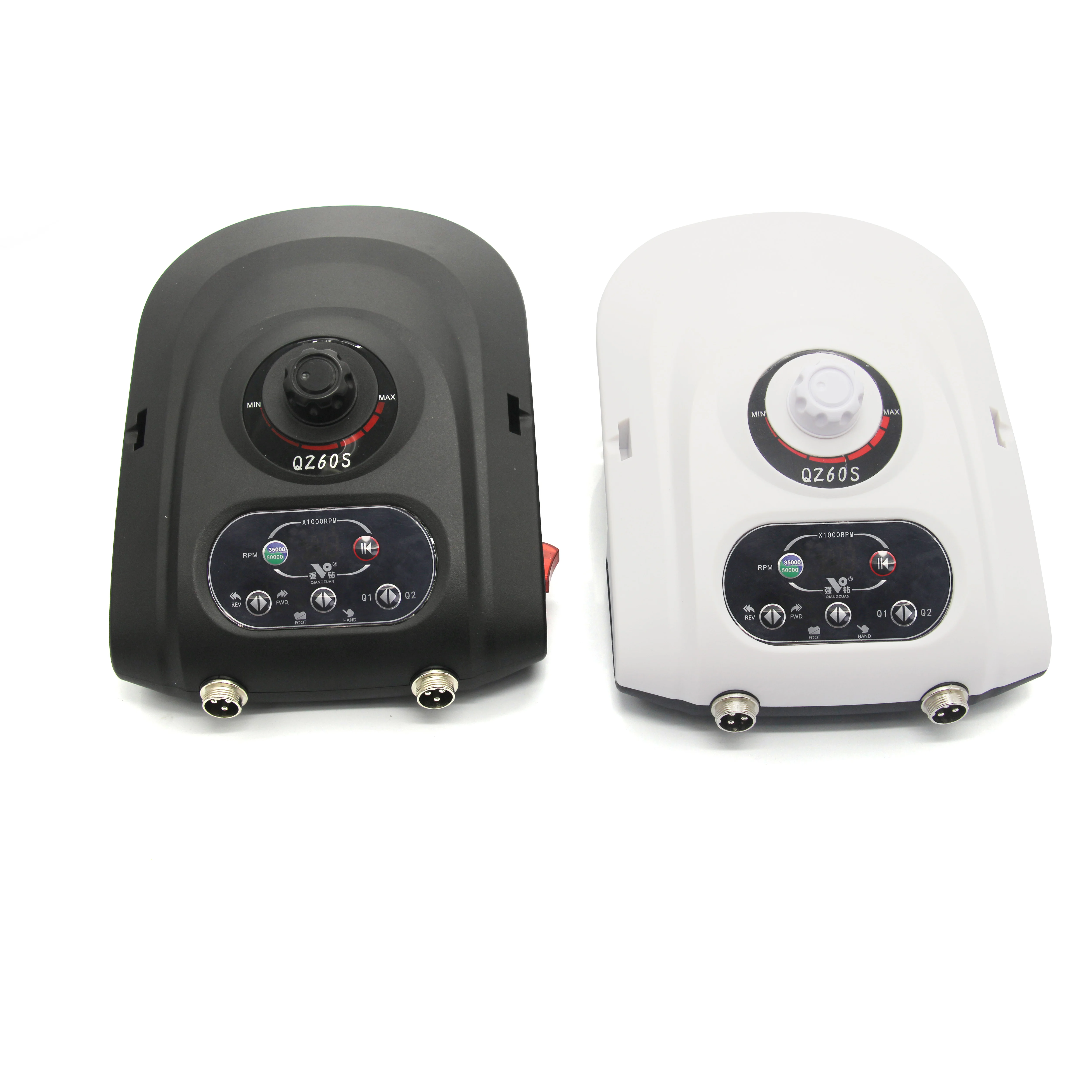

180W Fuzhou factory new design not hot Two handpiece QZ60S Brushless motor portable Manicure machine electric nail drill