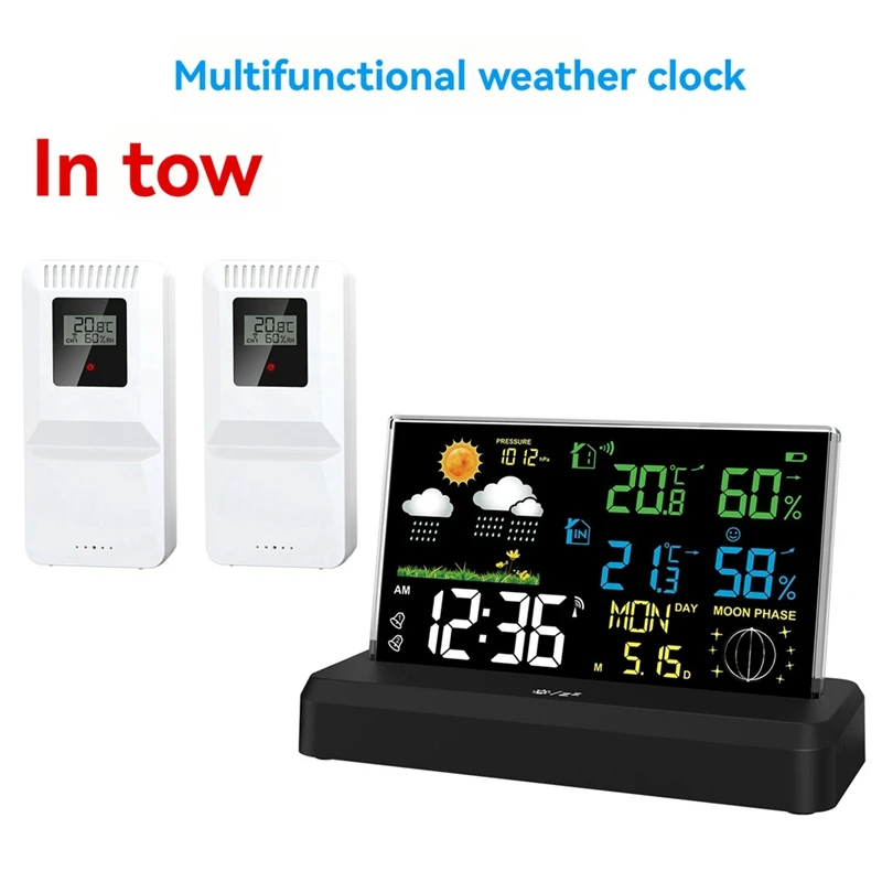 Метеостанция для внутреннего и наружного использования от одного до двух