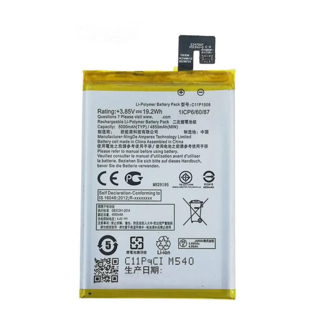 

5000mAh C11P1508 battery for Asus Zonfone MAX ZC550KL Z010AD Z010D Z010DA High quality Replacement Battery NEw
