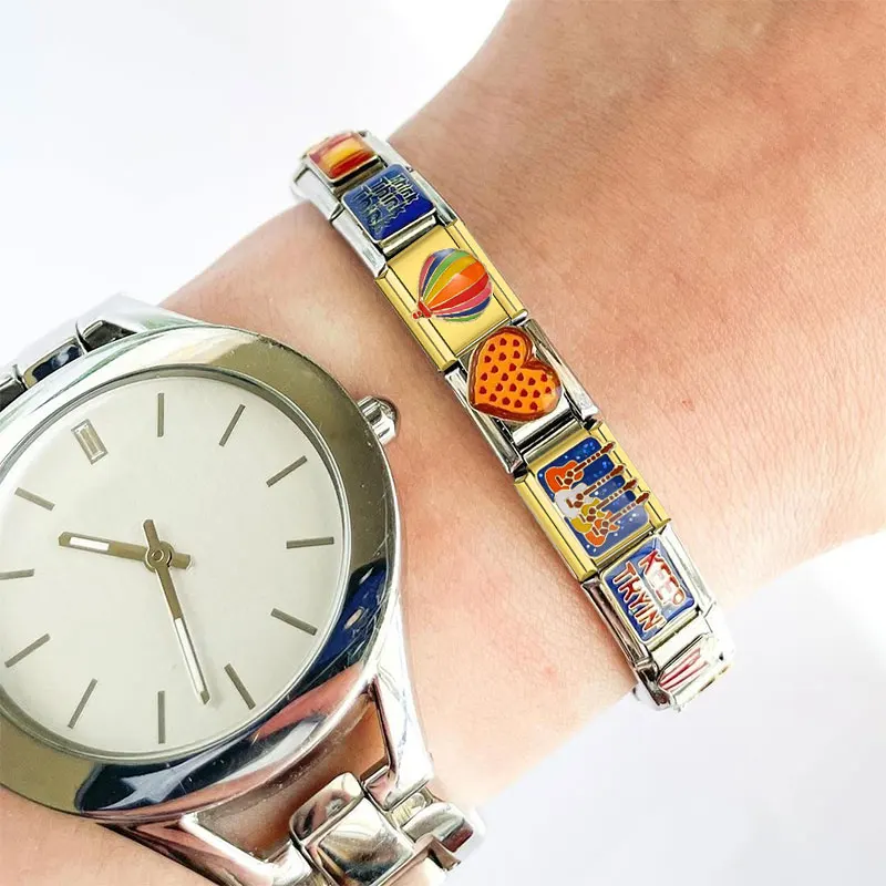 Браслет Semkeiyee из нержавеющей стали для мужчин и женщин