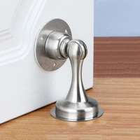 stainless steel magnetic door stopper room door floor suction catch floor wall mounted hidden door holders home improvement