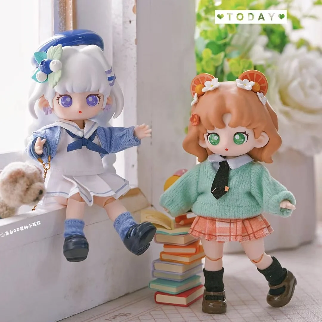 Милая аниме-фигурка Teennar School сердечник Jk Series Ob11 1/12 Bjd куклы глухая коробка