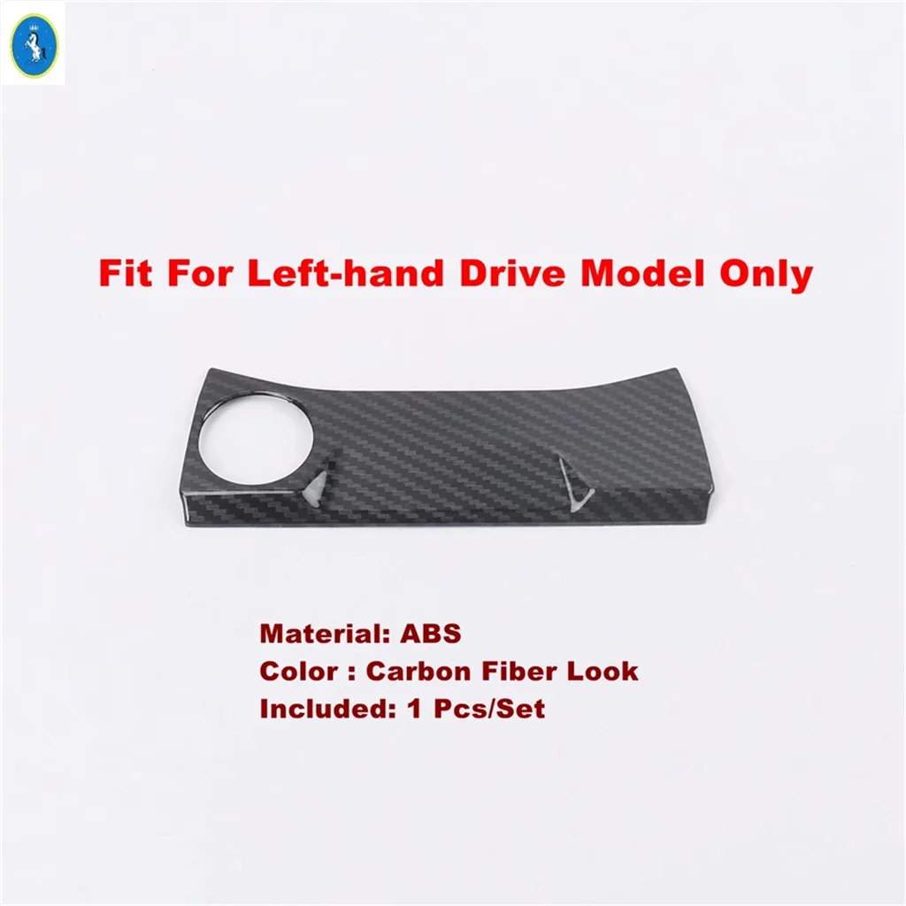 Кнопка подъема автомобильного стекла из углеродного волокна/ящик для хранения