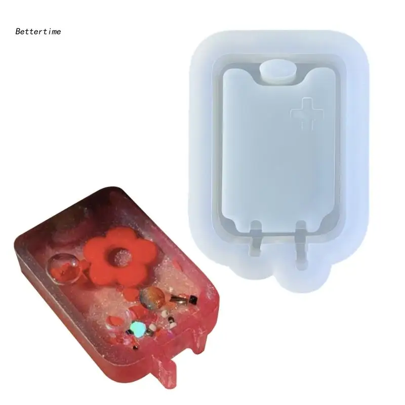 

B36D Resin Shaker Mold Quicksand Casting Epoxy Mold for DIY Keychain Jewelry Making