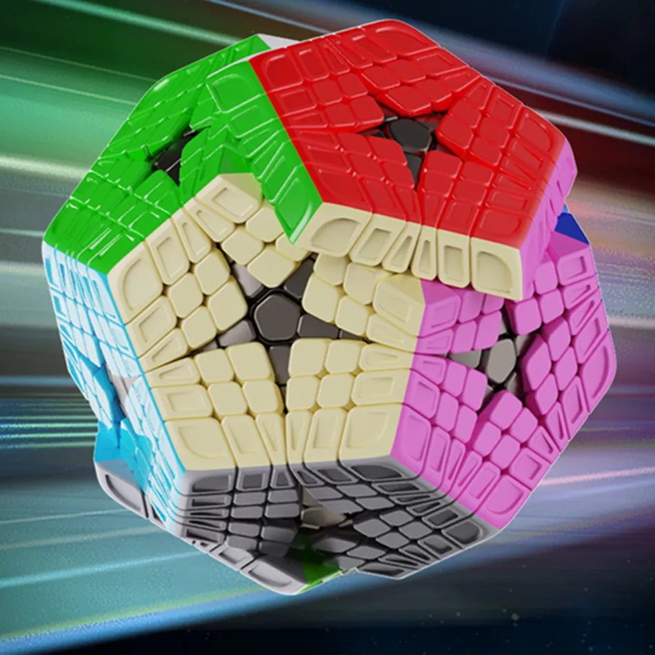 Игрушка-головоломка YuXin Huanglong 6x6 без наклеек 12 лиц Megaminx подарок для детей