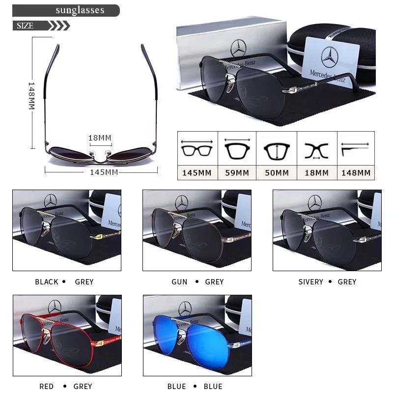 Автомобильные высококачественные модные поляризационные солнцезащитные очки с