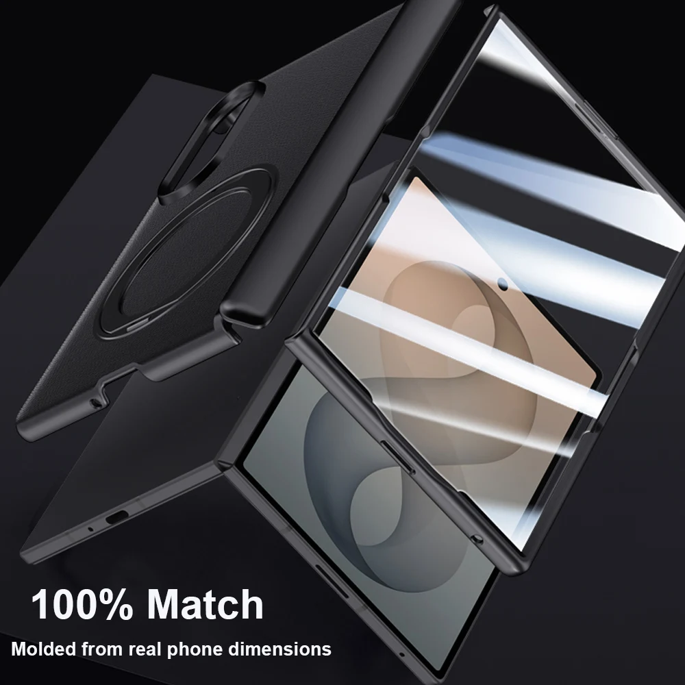 Суперпрочный защитный чехол Original GKK для Samsung Galaxy Z Fold8 Fold 8 Wide Version с невидимой подставкой-кольцом (art.: 3920dca70104f) - 3920dca70104f