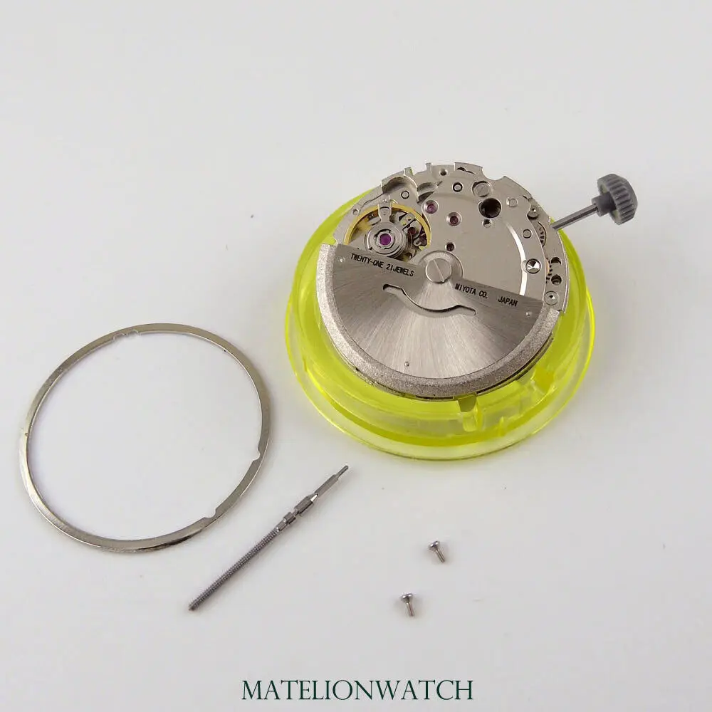 Дата деталей автоматического механизма Miyota 8215 высокая точность 21 драгоценный