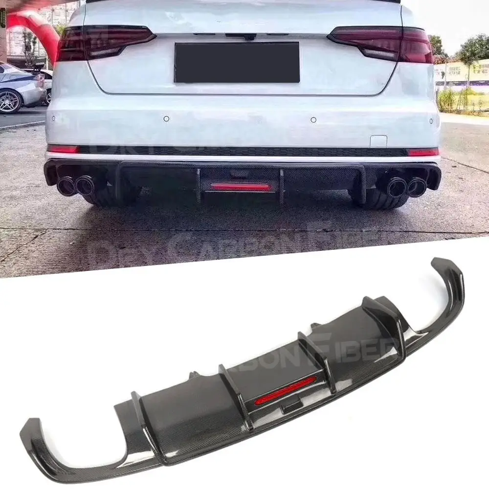 Передний задний бампер из углеродного волокна диффузор спойлер противотуманная