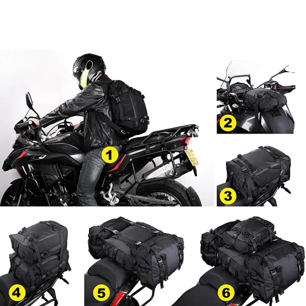 

Bicycle Bags Panniers Motorcycle Bag Multi-Function Water-proof Accessory Motocross Rear Seat Bag Bicycle Accessories