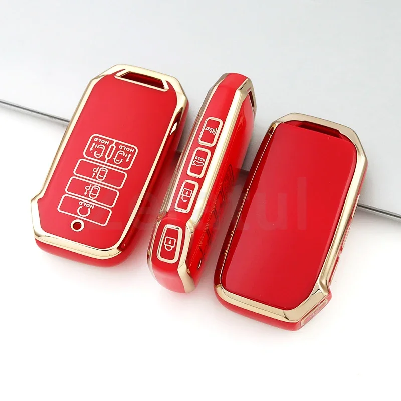 Чехол-брелок для Kia Ev6 New Carnival Sedona 2021 K8 V6 2022 GT Line Dl3 Mq4 K5 Grand Sorento с 9 кнопками чехол