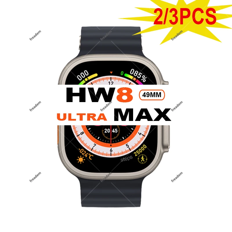 

2022 Watch Ultra 8 HW8 Ultra Max 49mm Case Bluetooth Call NFC Heart Rate Monitoring Women Smart Watch PK DT8 Ultra W68 Ultra