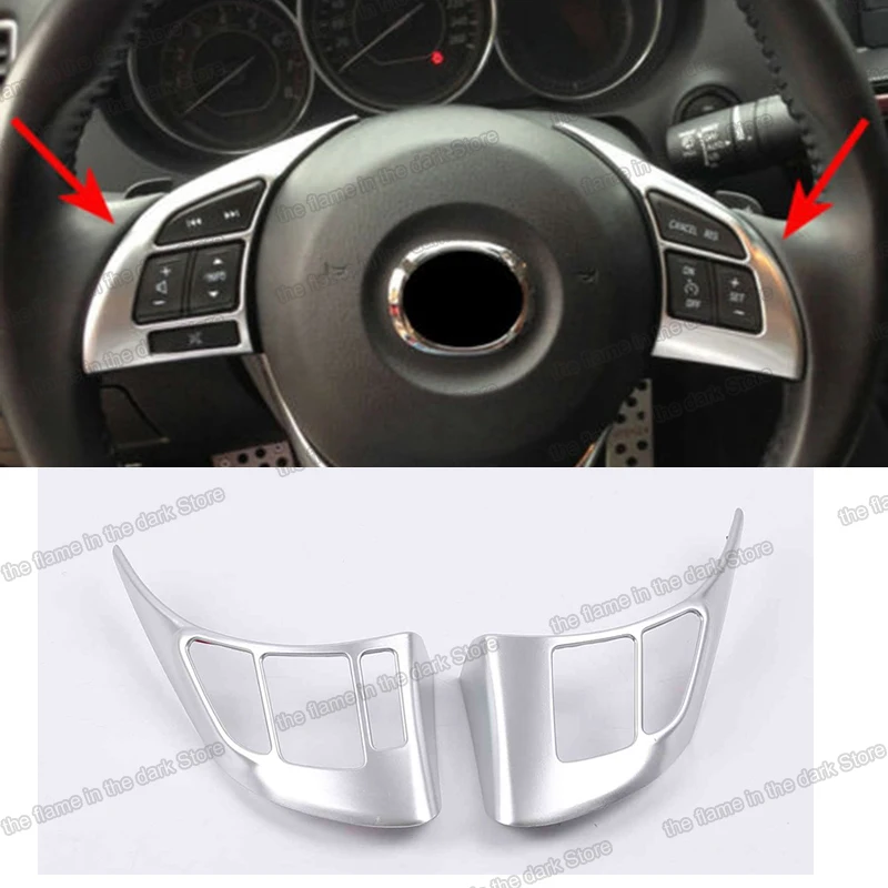 Автомобильная хромированная Внутренняя Рамка рулевого колеса для Mazda Cx-5 Cx5 2012 2013